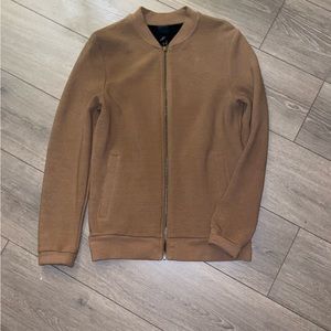 H&M brown sweater bomber
